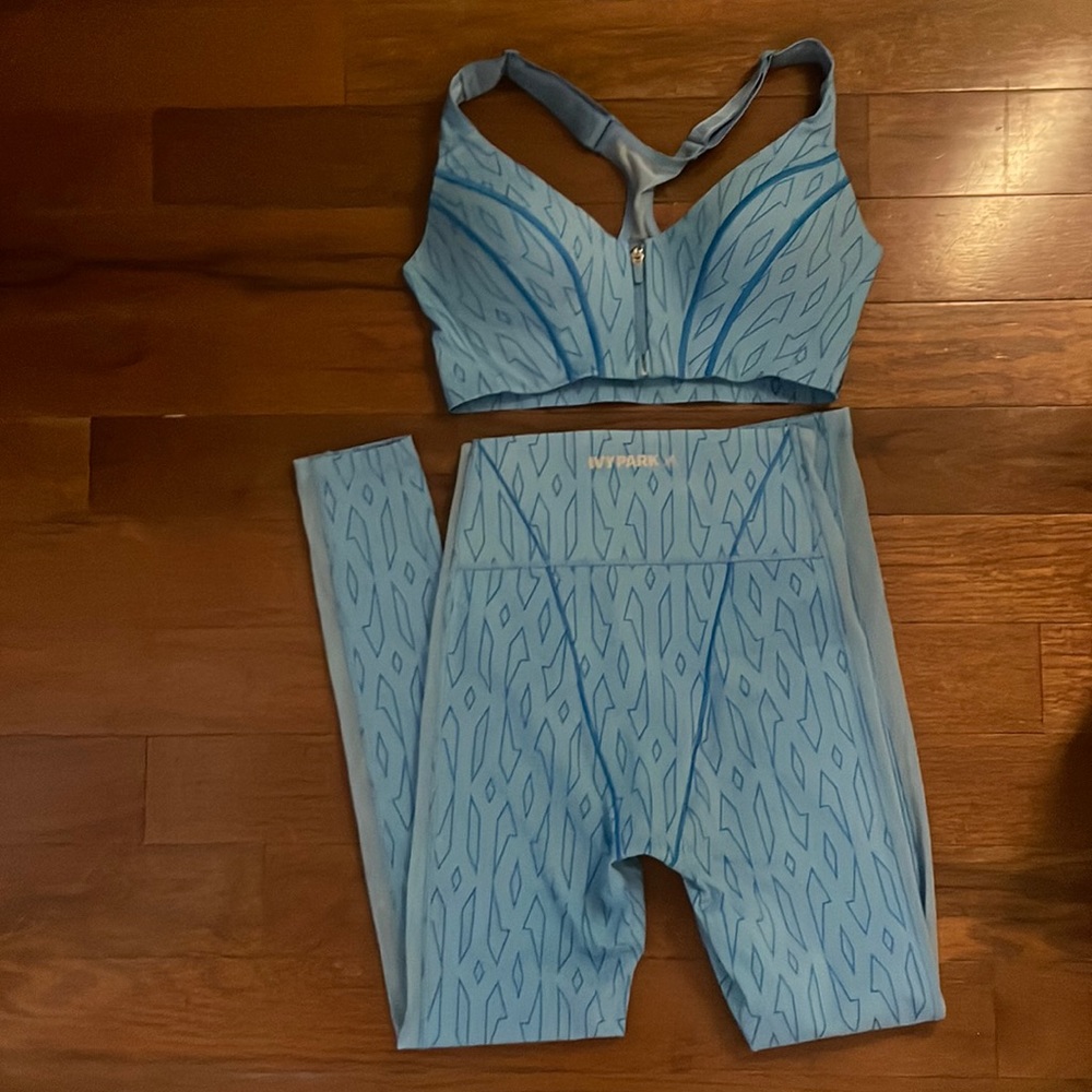 adidas x IVY PARK - light blue monogrammed set